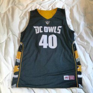 DC Owls Large (L) Reversible Stitched Basketball Jersey